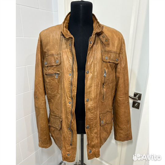 Мужская кожаная куртка Chevirex Germany