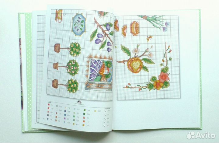 Книга 400 схем для вышивки (С.Бейтс) и журналы фр