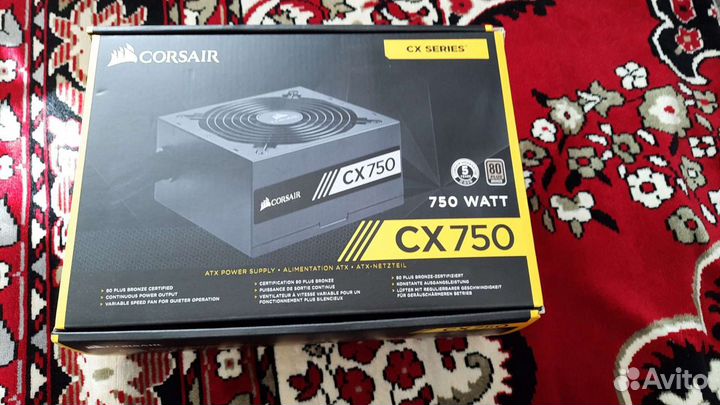Блок питания corsair cx 750
