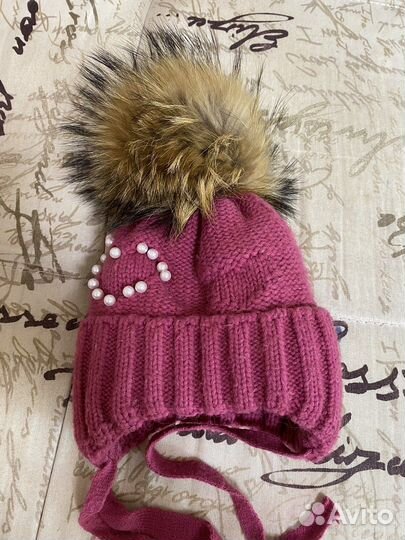 Шапка для девочки зима