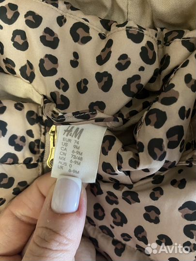 Куртка hm для девочки 80