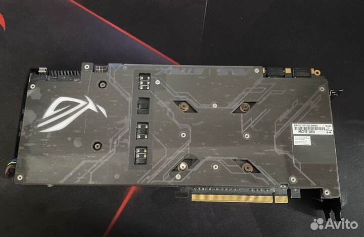 Видеокарта asus GeForce GTX 1070 8GB ROG strix