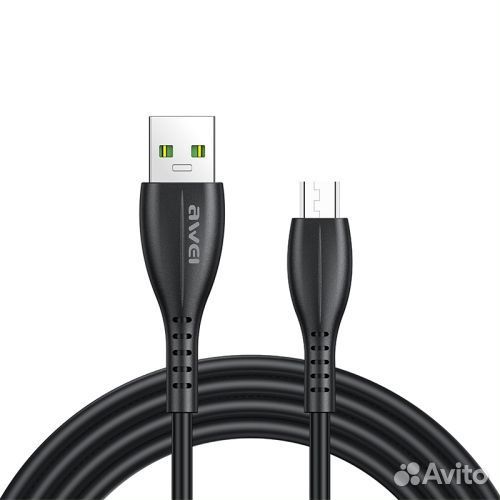 Кабель awei CL-115M Micro-USB 2.4A 1m Black