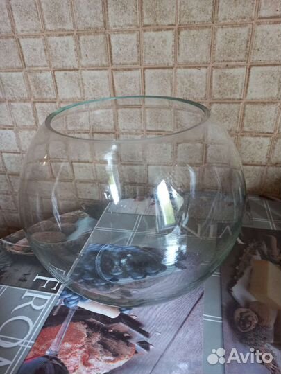 Аквариум круглый на 10 литров