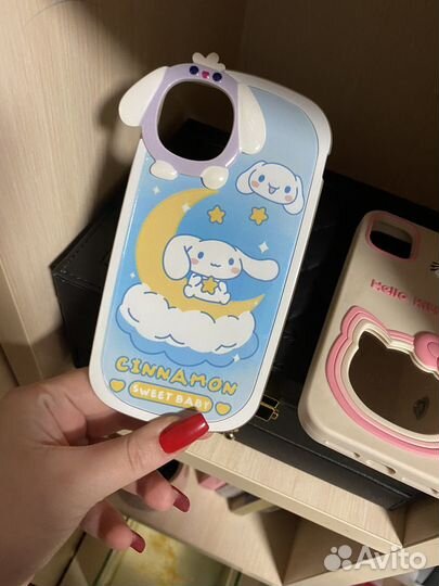 Чехол для айфона 11 хэллоу китти/ синаморолл