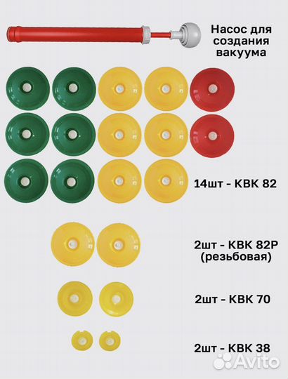 Вакуумные крышки с насосом Вакс 02Н