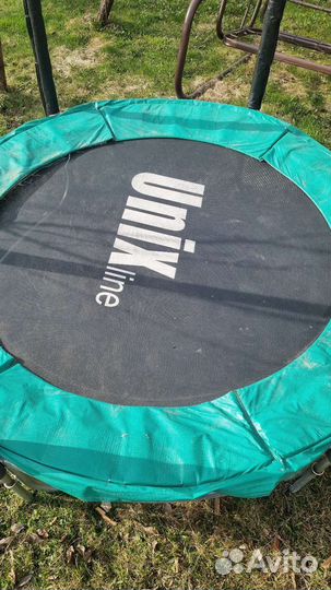 Батут с сеткой Unixline (outside)