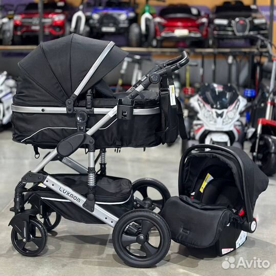 Новая Коляска трансформер 3в1/ luxmom 558