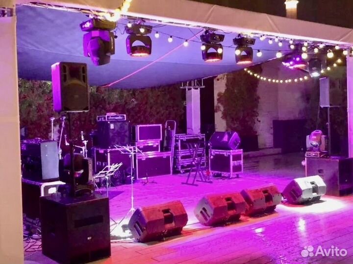 Аренда звукового оборудования, бэклайн/звук прокат