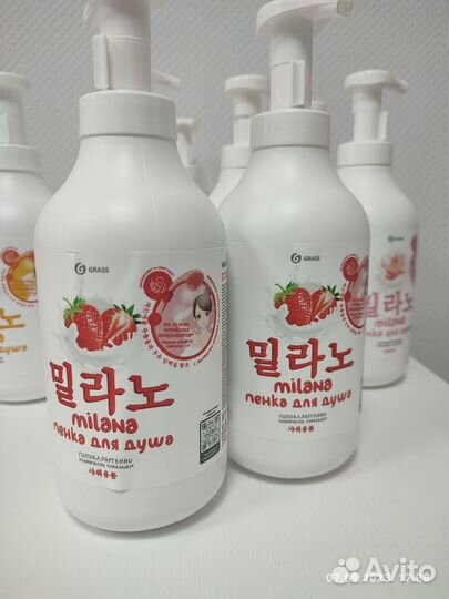 Пенка для душа на корейских компонентах 750мл