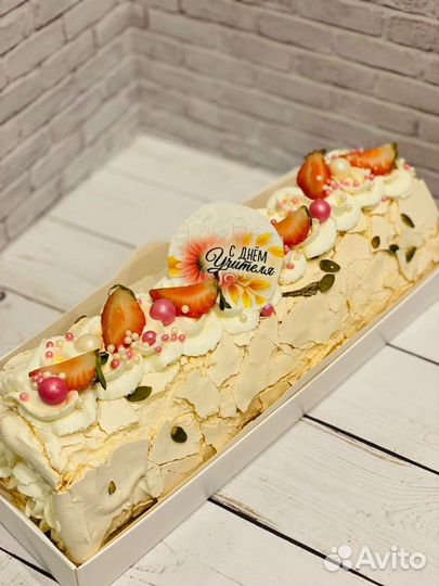 Меренговый рулет