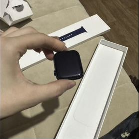 Часы apple watch 6 44 mm blue