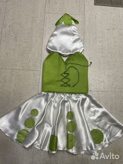 Костюм Горошек из Чиполлино, для девочки