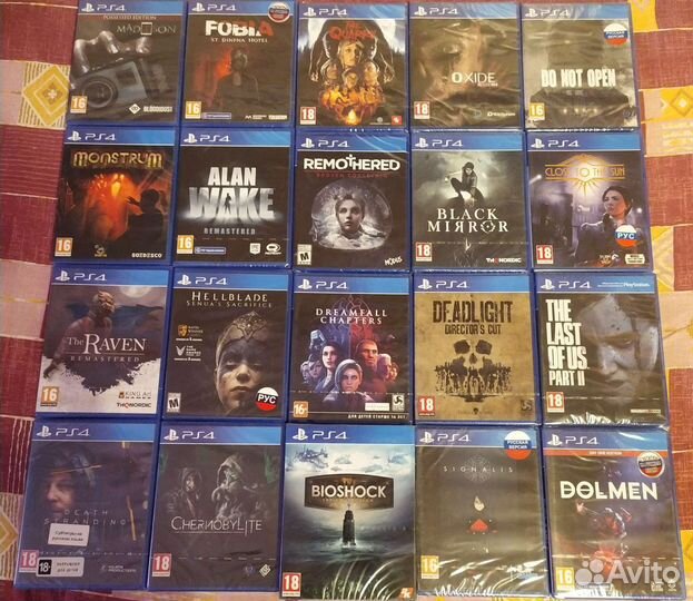 PS4 игры Б/У и запечатанные