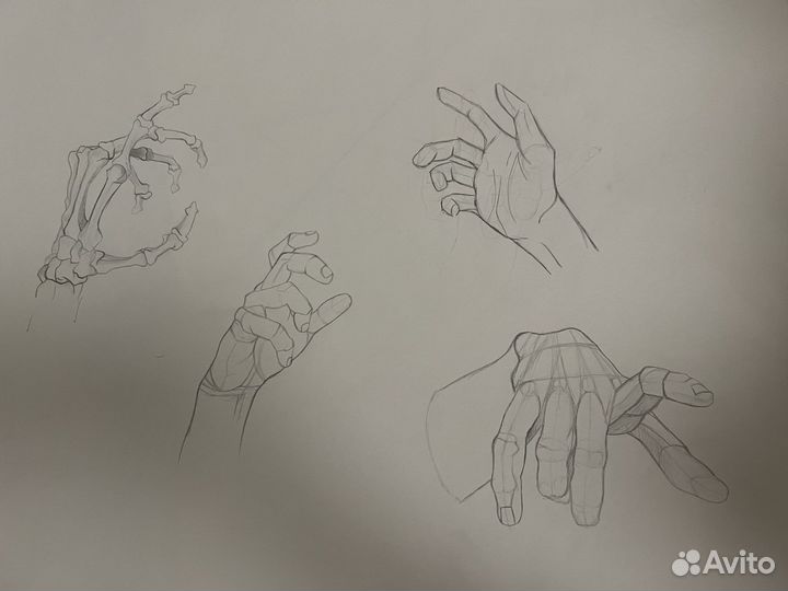 Академический рисунок. Руки