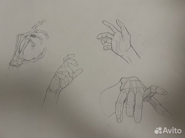 Академический рисунок. Руки