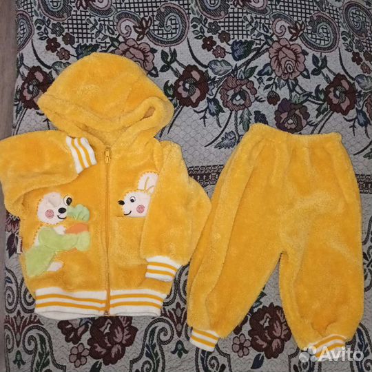 Вещи пакетом на девочку 74-80 размер