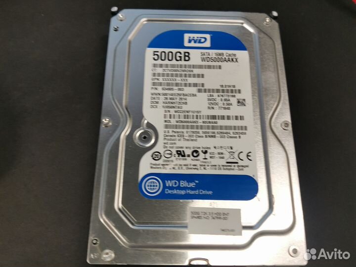 Жесткий диск Wd wd5000aakx 500gb