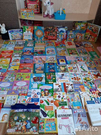 Развивающие книги, карточки