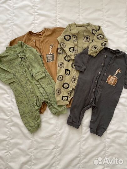 Вещи пакетом 74-80р мальчик