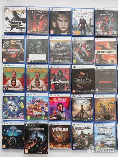 Коллекция Экшенов, Аркад и Гонок Для Sony PS5