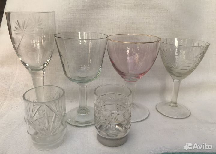 Рюмка и стаканы СССР