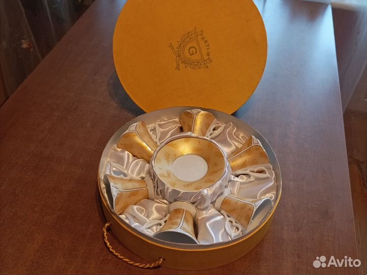 Кофейный набор на 6 персон новый