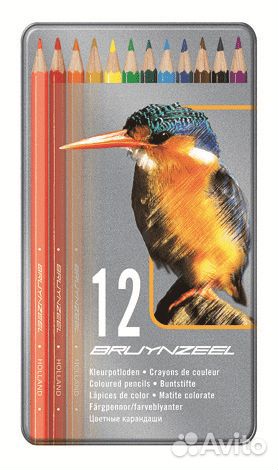 Набор цветных карандашей Kingfisher 12 цветов