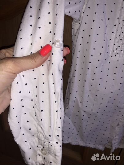 Блузка рубашка для девочки в школу