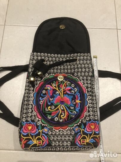 Рюкзак прямоугольный вышивка