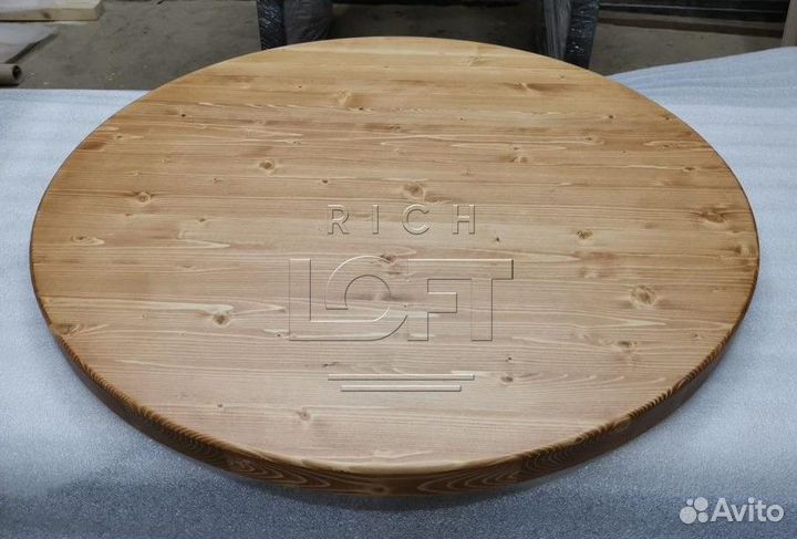 Столешница деревянная круглая