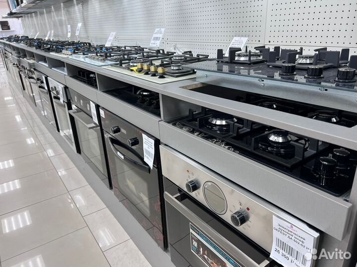 Газовые плиты и варочные поверхности