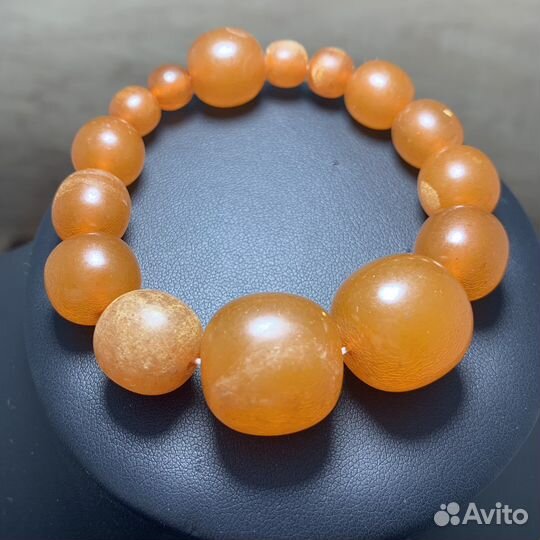 Винтажный Янтарный Браслет Сделано В СССР Ретро