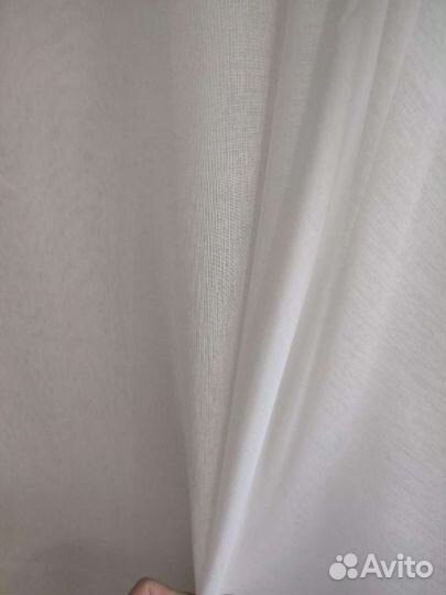 Тюль с утяжелителем