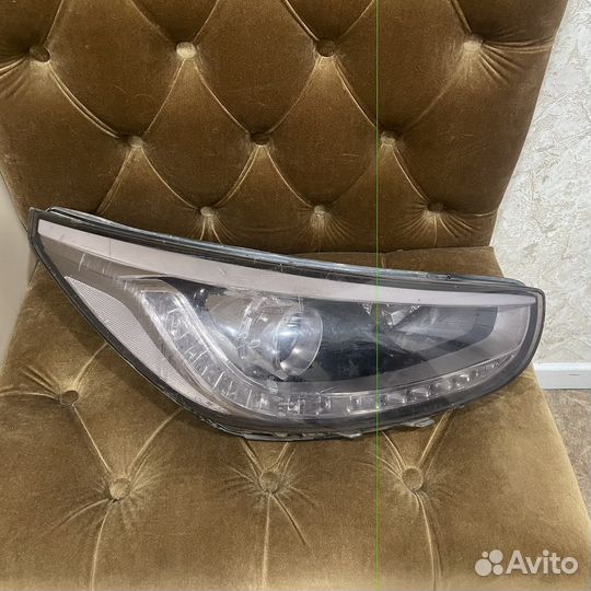 Фары на hyundai solaris 1 с линзами