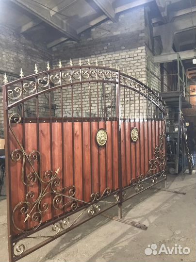 Кованые ворота и калитки