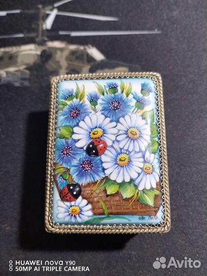 Шкатулка для украшений мельхиор