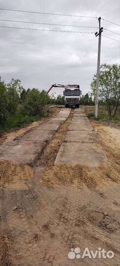 Лесовоз с манипулятором с прицепом