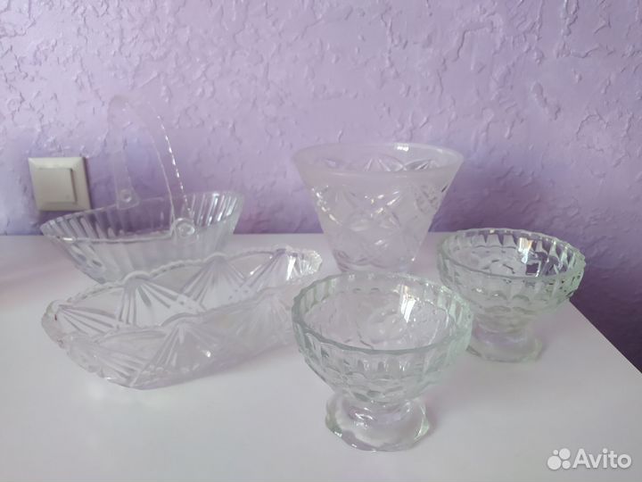 Хрустальная посуда СССР