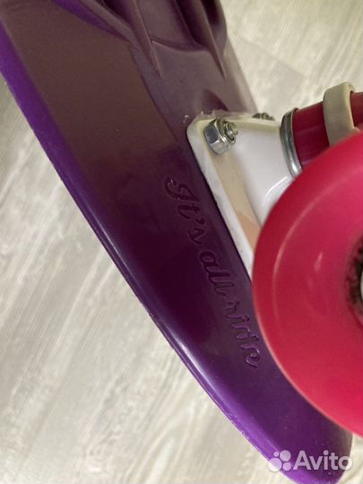 Лонгборд,скейт круизер для девочки +шлем