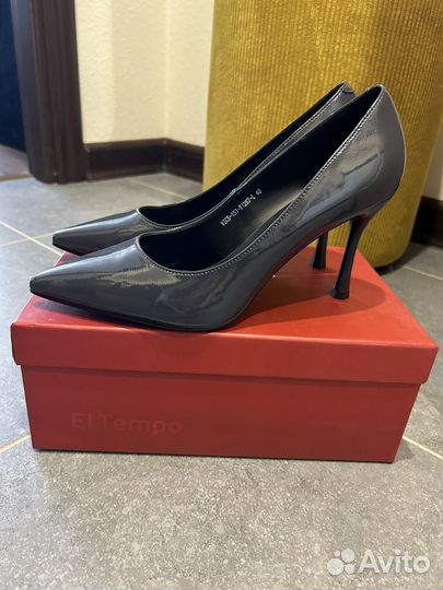 Новые туфли El Tempo кожа натуральная лак