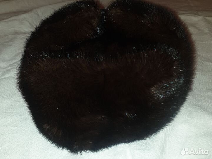 Норковая шапка мужская