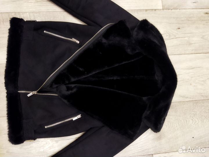 Дубленка для девочки 146