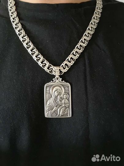 Серебряная цепь бисмарк