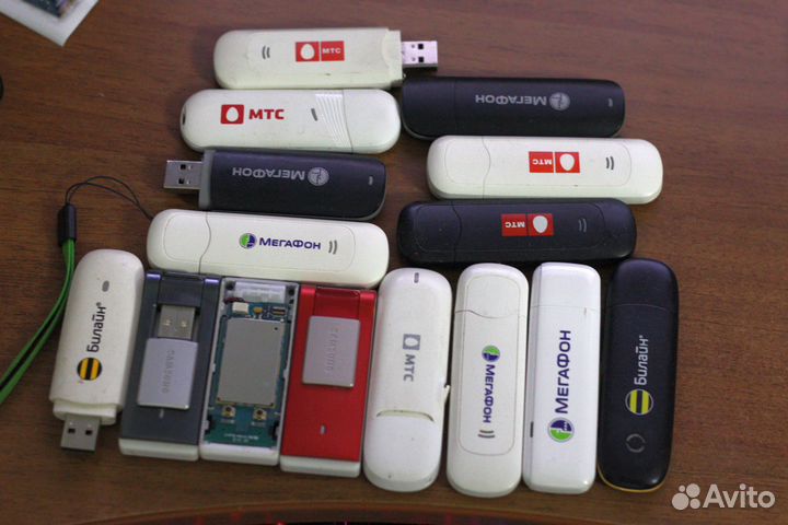Старые 3g/4g модемы кучей