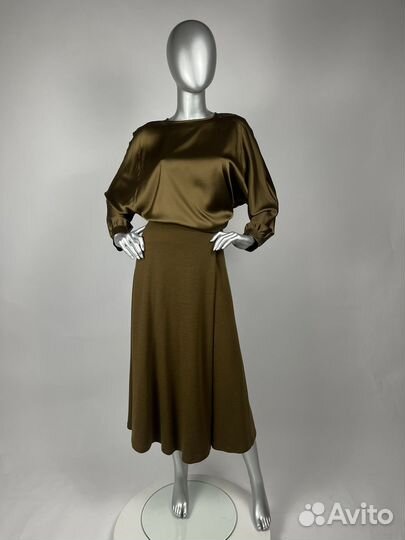 Костюм 42 44 Max Mara шелк шерсть