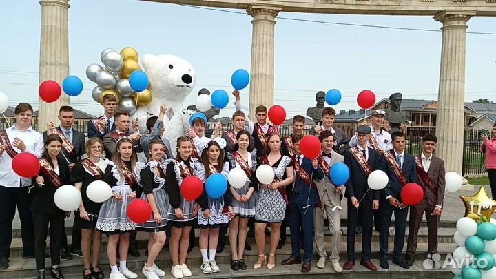 Ростовые куклы, панда, белый мишка и мишка тэдди