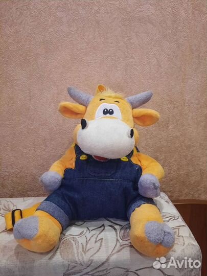 Детский рюкзак игрушка Бычок