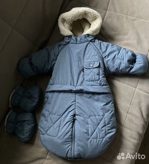 Зимний комбинезон-трансформер Little star, р.74