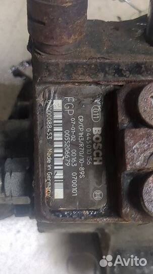 Тнвд Fiat Sedici, 2007